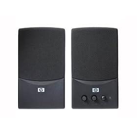 Click here to buy HP GL313AA#ABA 2-piece USB Speakers by Hewlett-Packard.