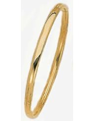 4mm 14k High Polished Bangle Bracelet