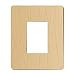 Darice 9171-94 Unfinished Wood Rectangle Picture Frame Cutout Shape