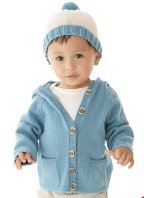 Childrens Toyshop  Toys : Kokobino - Knit Your Own - Oversized Hoodie, Knitting Kit 12-48m EFM1041
