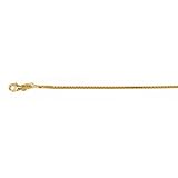 14k Yellow Gold 1.4mm Box Chain Necklace - 18 Inch