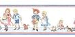 Dollhouse Wallpaper Nursery Border