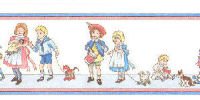 Dollhouse Wallpaper Nursery Border