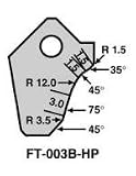 FT-003B-HP Valve Seat Cutter Blade