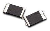 Sterling Silver Rectangular Cuff Link