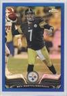 Ben Roethlisberger #71/199 Pittsburgh Steelers (Football Card) 2013 Topps Chrome Blue Border Refractor #52