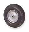 Industrial Grade 1NWU8 Pneumatic Wheel, 12 In, 2 Ply, 290 Lb Cap