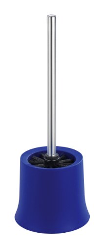 Wenko 18932100 WC-Garnitur Basic - Kunststoff, &Oslash; 14 x 38 cm, blau
