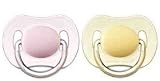 from Tommee Tippee Tommee Tippee Cherry Soothers x 2 Yellow and Pink (Model 432220)