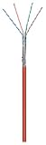 Wentronic CAT5e SFTP Crossover Netzwerkkabel 100m rot