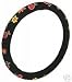 Ladybug Ladybugs Steering Wheel Cover Black New