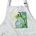 Sea Orchid Art- Flowers- Zen Art- Nature - BLACK Full Length Apron With Pockets 22w X 30l