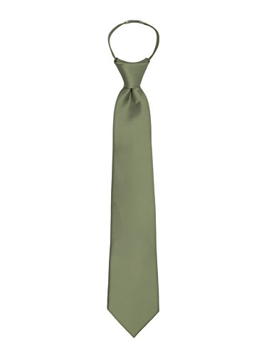 Jacob Alexander Solid Color Boy's Pretied 14