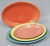 Homer Laughlin China Fiesta Shamrock Oval Platter 11 5/8"