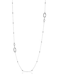 Katie Decker "Gothic" 18k White Sapphire and Diamond Chain
