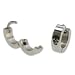 316L Stainless Surgical Steel Earrings with matte polish and laser cut design