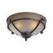 Monte Carlo MC92IS Scroll Bowl with Irish Slate Glass, Irish Slate