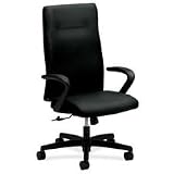 HON Company Products - Executive High-Back Chair, 27x27x46-3/4, Wine - Sold as 1 EA - Executive high-back chair is designed to provide comfortable support to those who spend more than half the day at their desk or at their computer. As part of the HON Ignition Seating Series, this chair is perfect behind a desk or around a conference table. Functions include pneumatic seat-height adjustment, ratchet back-height adjustment, 360-degree swivel, tilt, tilt tension and tilt lock. Design features f