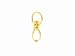 Elongated Egg Amulet in Yellow Gold by Temple St.Clair