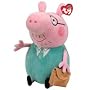 Ty Beanie Baby Peppa Pig - Daddy Ty Beanie Buddy Large Plush Toy