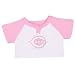 Build-A-Bear Workshop Cincinnati Reds&trade; Pink Raglan Tee