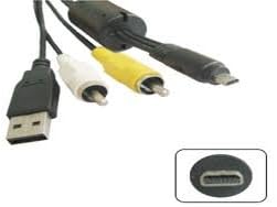 MPF Products UC-E6 EG-CP14 USB and AV Audio Video Cable Lead Cord Replacement Compatible with Select Nikon Coolpix Digital Cameras (Compatible Models Listed in The Description Below)