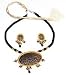 India Jewelry Beaded Necklaces Chokar Pearl Strands with Pearl Earrings 17 " (prl003)