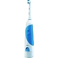 White/Blue Braun Battery Operated Toothbrush D4010 (Braun finished goods, ) Oscillating cup-shaped brush head