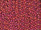 Seed Beads 11/0 Czech Silver Lined Iris Red (one hank pack)