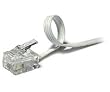Recoton T20THINW  MicroThin Modular Line Cord, White (25 feet)