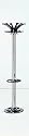 Coat and umbrella stand with 6 triple hooks