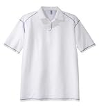 District Threads - Pima-Tek Sport Shirt with Contrast Stitching White/Black-4XL