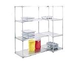 72X24X63 GALVANIZED STEEL SOLID SHELVING