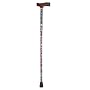 Duro-Med Adjustable Folding Fancy Cane, Floral