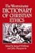 Books : The Westminster Dictionary of Christian Ethics