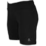 adidas Women's adiBase Tight Shorts, Black/Black, Large