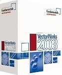 『VectorWorks Fundamentals with Renderworks 2008 日本語版 基本パッケージ Windows版』の写真