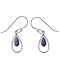 Boma Purple Turquoise & Double Sterling Silver title=