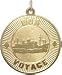 Jewelry : Bon Voyage with Ship , 14K Gold Charm