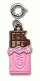 CHARM IT!© Yummy Chocolate Candy Bar Charm with Crystal Accents (673)