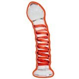 Martian Night Spiral Curved e-Glass Dildo