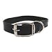 Hamilton 3/4" x 20" Creased Black Leather Dog Collar