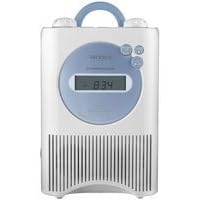 Sony ICF-CD73W AM FM Weather Shower CD Clock Radio - White by Sony