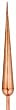 51" Handcrafted "Zeus" Pure Polished Copper Cupola Finial