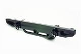 1997-2006 Jeep Wrangler Front Base Bumper 59in. Black w/Shackle Mount And 2 in. Receiver Tube