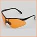 Maltese Safety Glasses (Black Frame, Orange Lens)