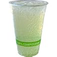 Eco-Products 20 oz Corn Cup w/ Green Stripe