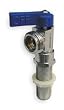 Industrial Grade 1APZ9 Washing Machine Valve, 1/2 In, Blue