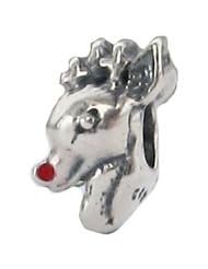 Zable Rudolph Occasions Holidays Sterling Silver Charm