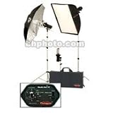 Photogenic AKC990K StudioMAX III 960 total watt second Traveling Studio 3 Light Softbox Kit